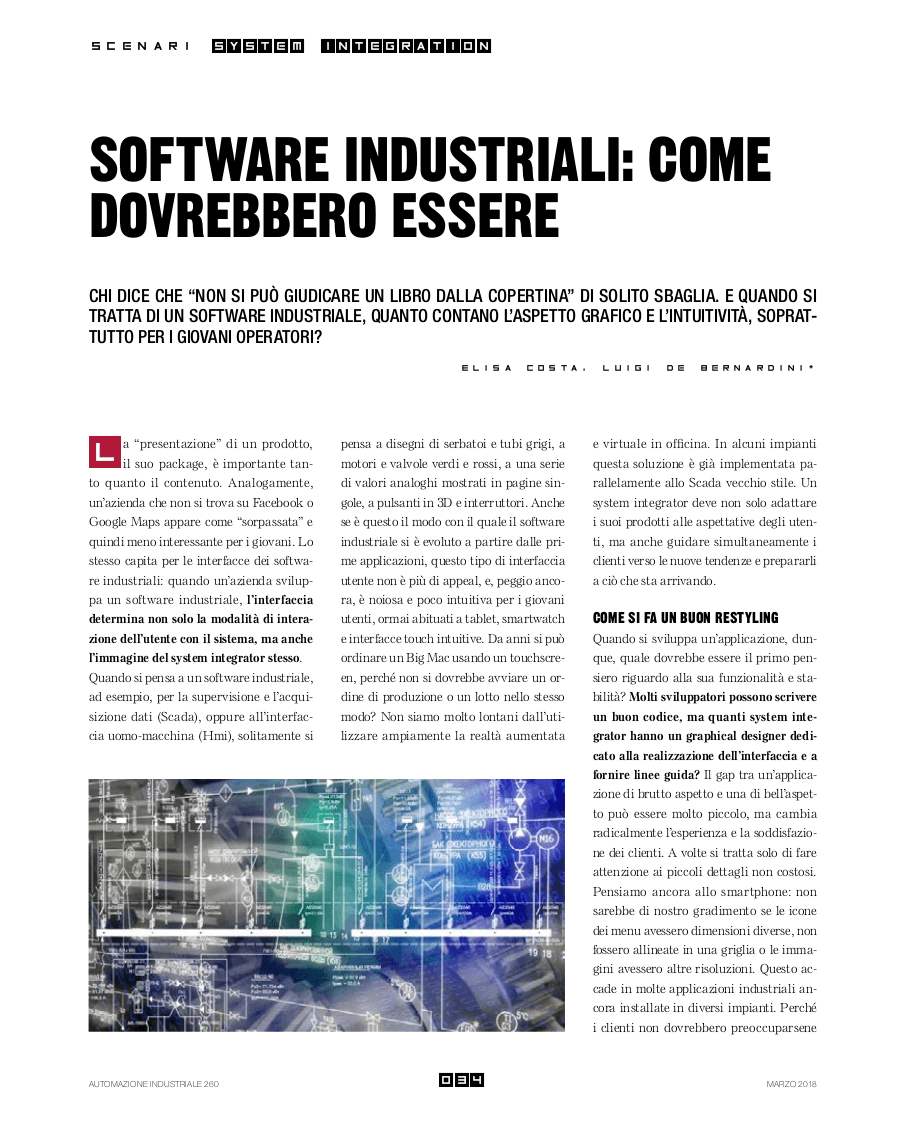 Interfacce Software Industriali